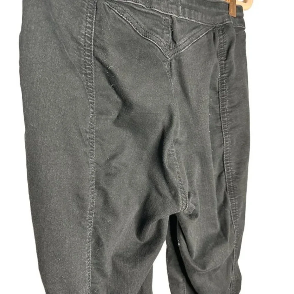 We The Free People Riley Slit Hem Skinny Jeans‎ Abyss Black Sz 28